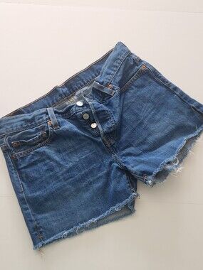 Levi's 501 Size 27 Cutoff High Rise Button Fly Shorts